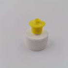 Screw Pull Push Sports 28mm Plastic Bottle Caps For Shampoo Bottle