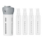 Refillable Lotion 4 In 1 Travel Bottle Set ABS + PET Material Skin Care Packaging