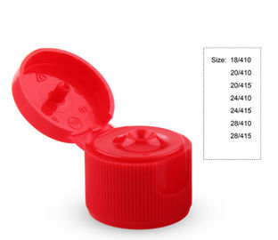 18mm Flip Top 0.5g - 5g Plastic Bottle Caps