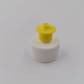 Screw Pull Push Sports 28mm Plastic Bottle Caps For Shampoo Bottle