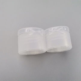 Round Clear Flip Up 20 / 410 Plastic Bottle Caps