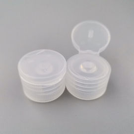 Round Clear Flip Up 20 / 410 Plastic Bottle Caps
