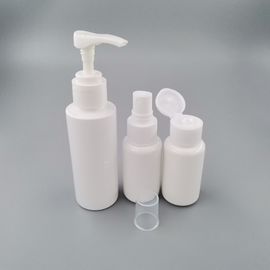 White Reusable Travel Lotion Container Set , Durable 30ml Travel Bottles