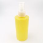 Yellow Empty Cosmetic Pet Bottle 300ml For Facial Cleanser