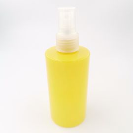 Yellow Empty Cosmetic Pet Bottle 300ml For Facial Cleanser