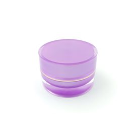 Round Small Acrylic 15g Capacity Empty Cream Jars