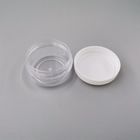 white 10g ABS Cosmetic Cream Jar For Skin Care Packaging
