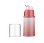 PP Clear Screen Printing 50ml Cosmetic Airless Pump Bottles