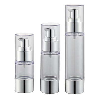 15ml 30ml 50ml Non Spill AS Airless Serum Pump Bottles