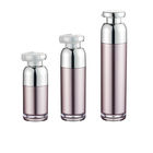 Screen Printing Round Cosmetic Airless Pump Bottles