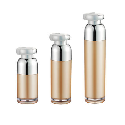 Screen Printing Round Cosmetic Airless Pump Bottles