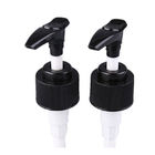 Soap And Lotion Dispenser 28mm Black Lotion Pump With Screw Locked