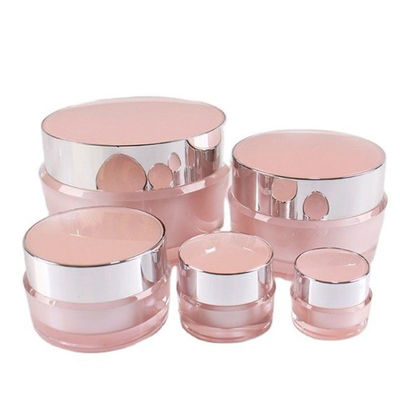 Customized Pink Luxury 5g Cream Jar For Empty Cosmetic Packaging