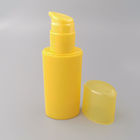 Yellow Oem 30ml Pump Dispenser Bottle Cosmetic Refillable Packaging