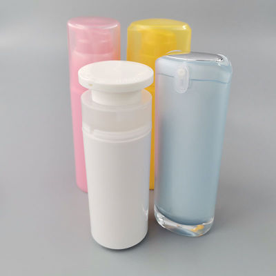 Press Pump 30ml Pp Airless Bottle For Skincare Liquid Lotion Cream