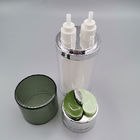 Dual Chamber Acrylic 50ml Empty Airless Bottle Skincare Cosmetic Packaging