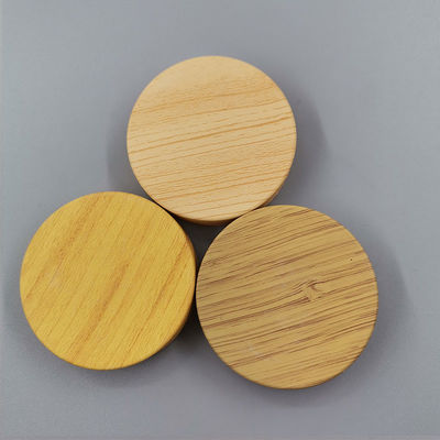 Oem Cosmetic Cream Jar Custom Recyclable Wooden Bamboo Lid