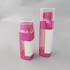 Customized Non Spill Airless Dispenser Bottles Square Lotion Portable Spray Pump Plastic