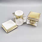 Empty Acrylic Square 5g Cosmetic Cream Jars Bpa Free Containers