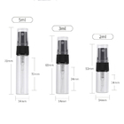 2ml 3ml 5ml Perfume Spray Bottle Glass Material OEM Mini