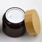 PMMA 15g Bamboo Cream Jar For Cosmetic Packaging