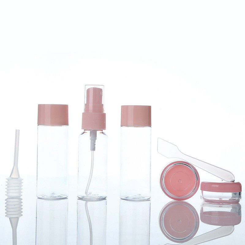 PET Mini Travel Bottle Set Customized Color Screen Printing Surface Handling