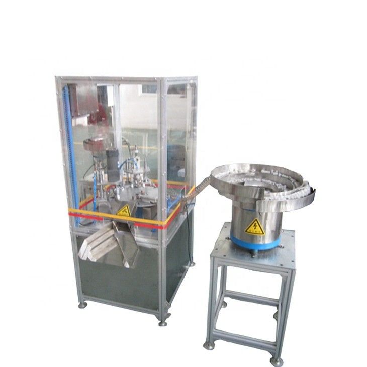 Gasket Factory Spray Automatic Production Line , Closing Flip Cap Assembly Machine