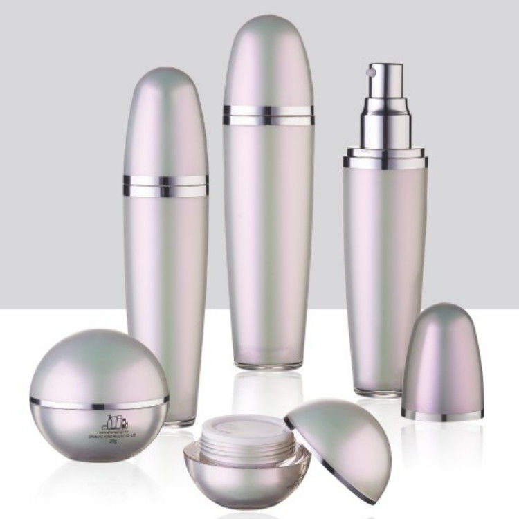 Hot Stamping Acrylic Airless Pump Cosmetic Packaging