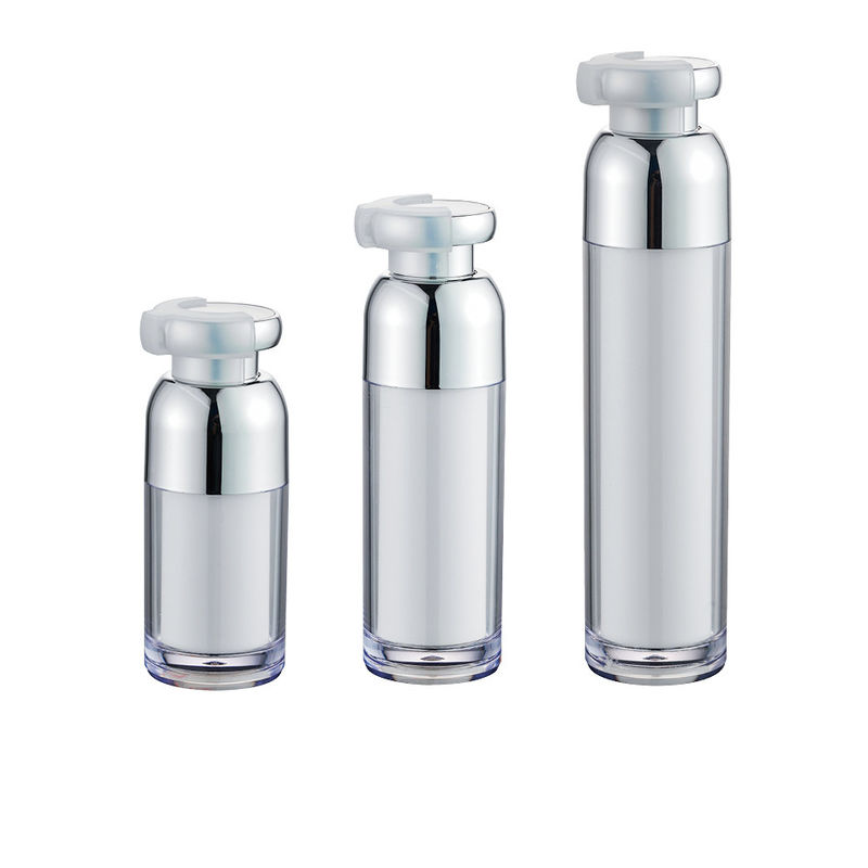 Non Spill AS Plastic Airless Lotion Pump Bottles