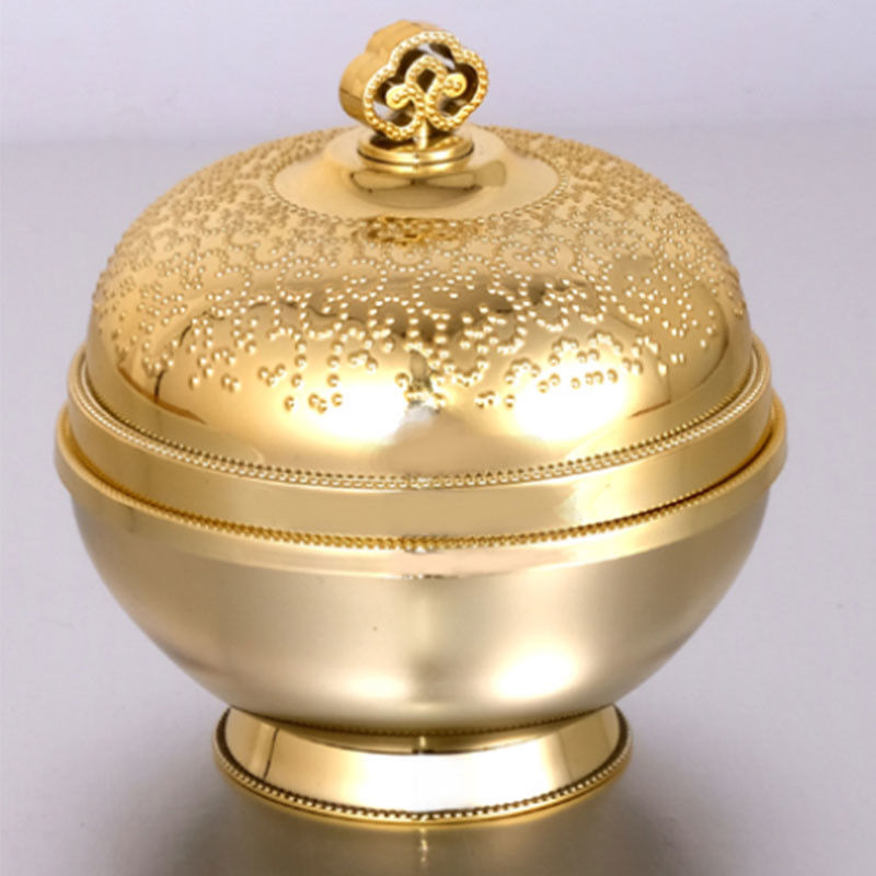 Luxury Empty Acrylic 10g Cosmetic Cream Jar Gold Silver
