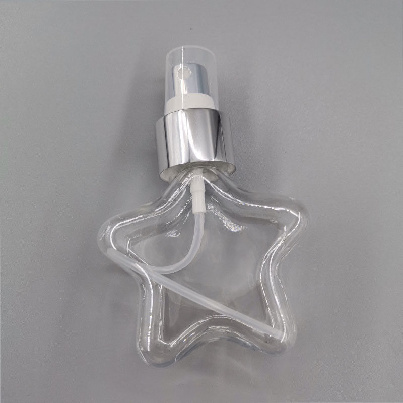 Star Shape Fine Mist Petg Spray Pump Bottle For Cosmetic Container Packaging