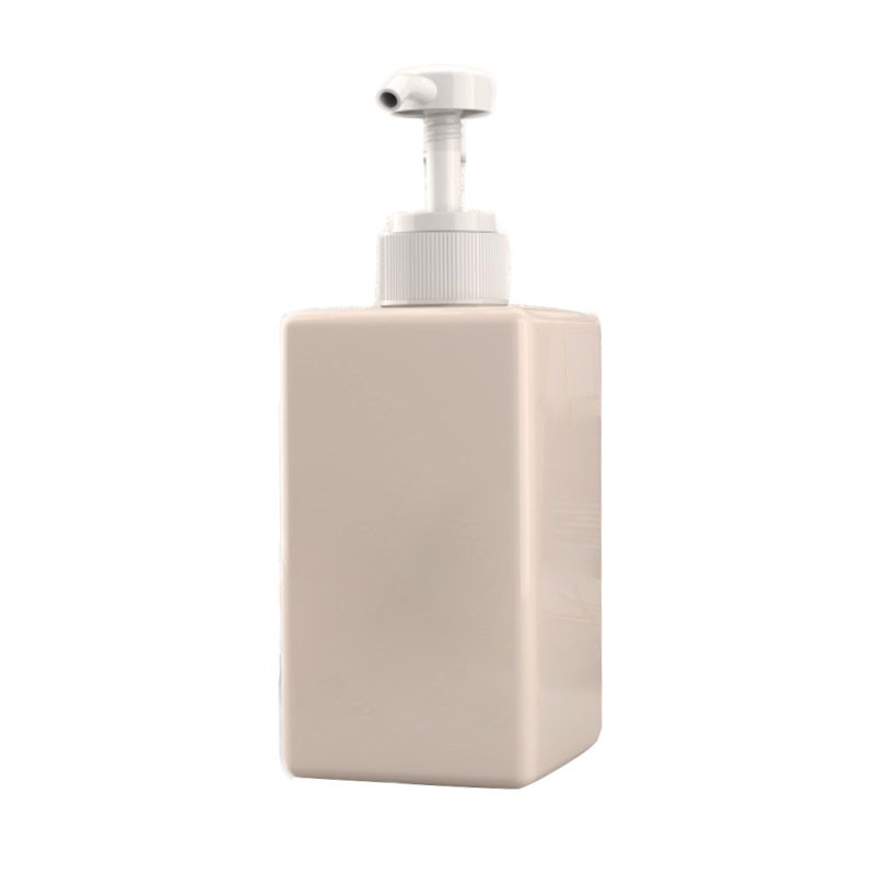 PETG Square Lotion Bottle Pump Dispenser OEM 450ml