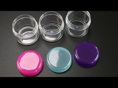 Oem Empty Cream Jars , Plastic Pot Jars With Lids